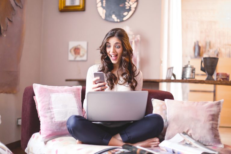 business ideas woman working from home