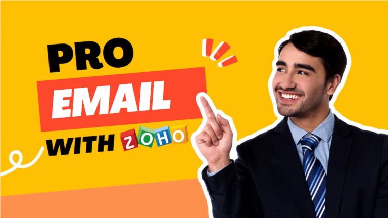 professional email address with zoho